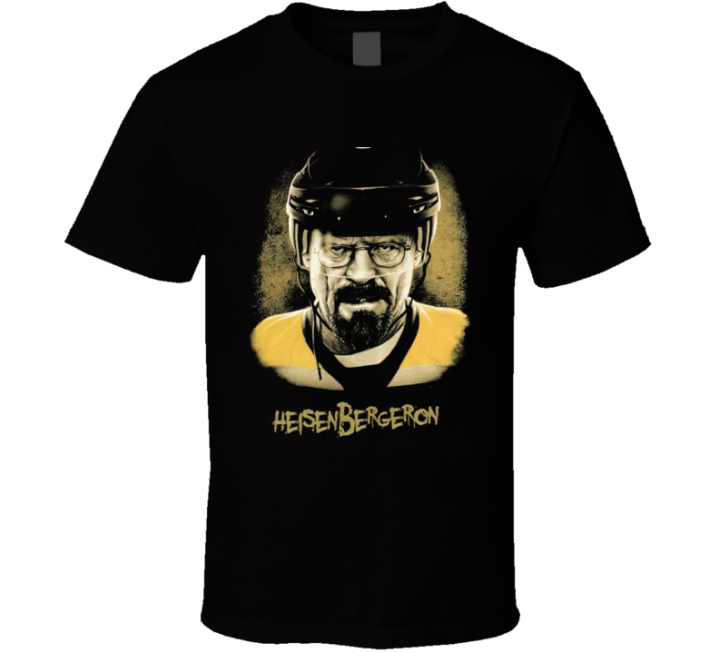 Heisenbergeron Boston Bruins Breaking Bad Parody T Shirt