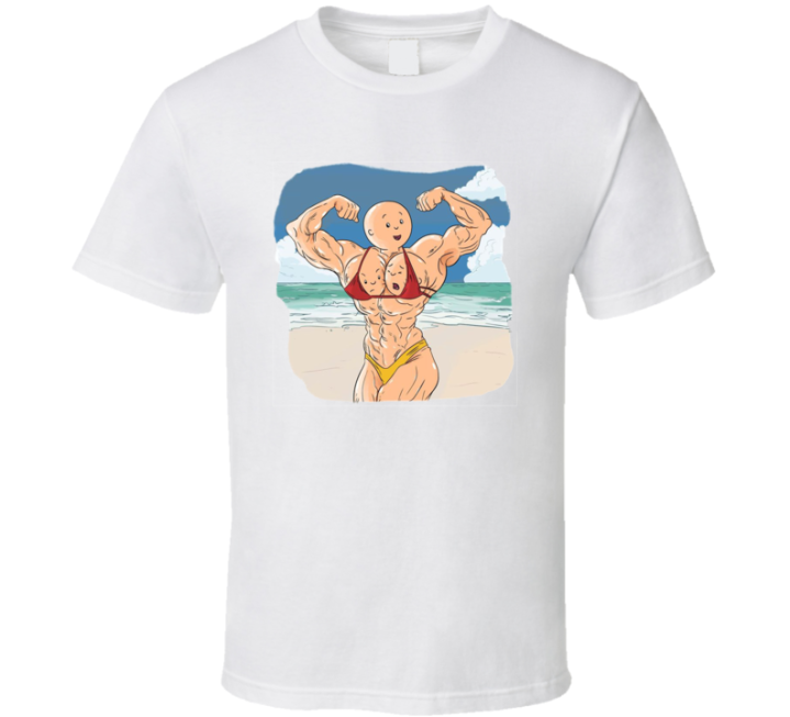 Caillou Buff Gym Cursed Meme T Shirt