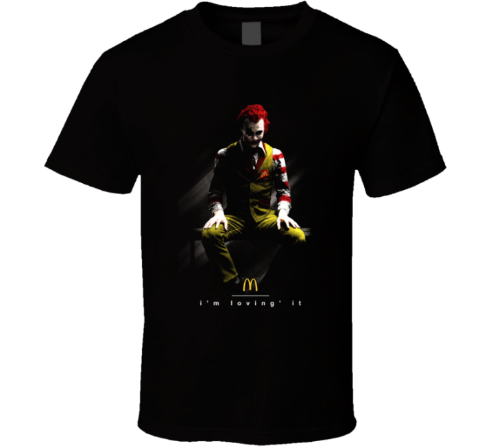 I'm Loving It Mcdonalds Joker Parody T Shirt