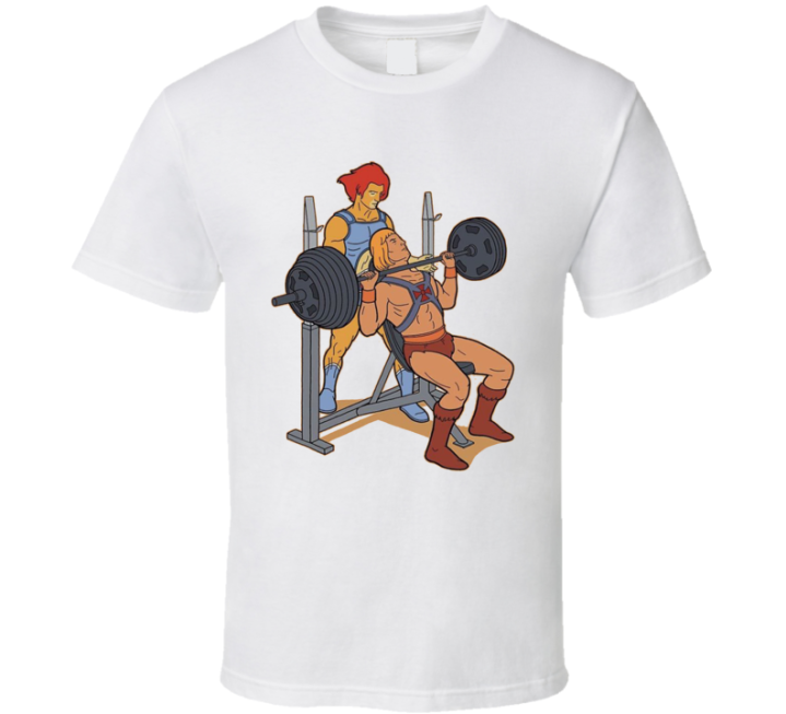 He Man Gym Masters Of The Bench Press T Shirt