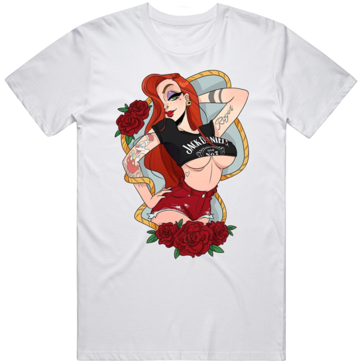 Jessica Jack Rabbit Tattoo T Shirt