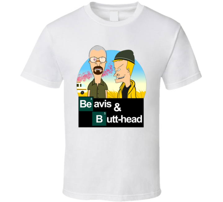 Beavis Butthead Breaking Bad Parody Meme T Shirt