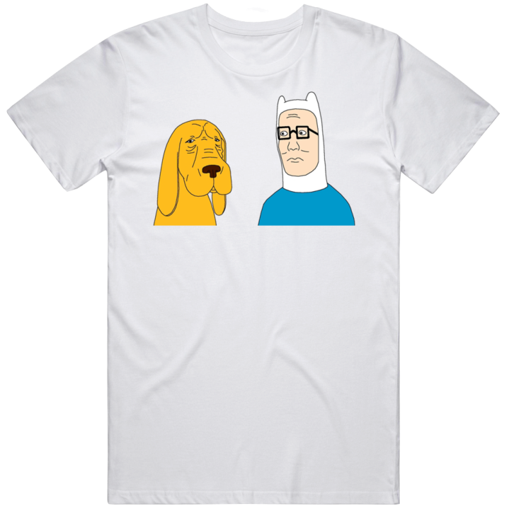 Adventure Time King Of The Hill Crossover Parody Meme T Shirt