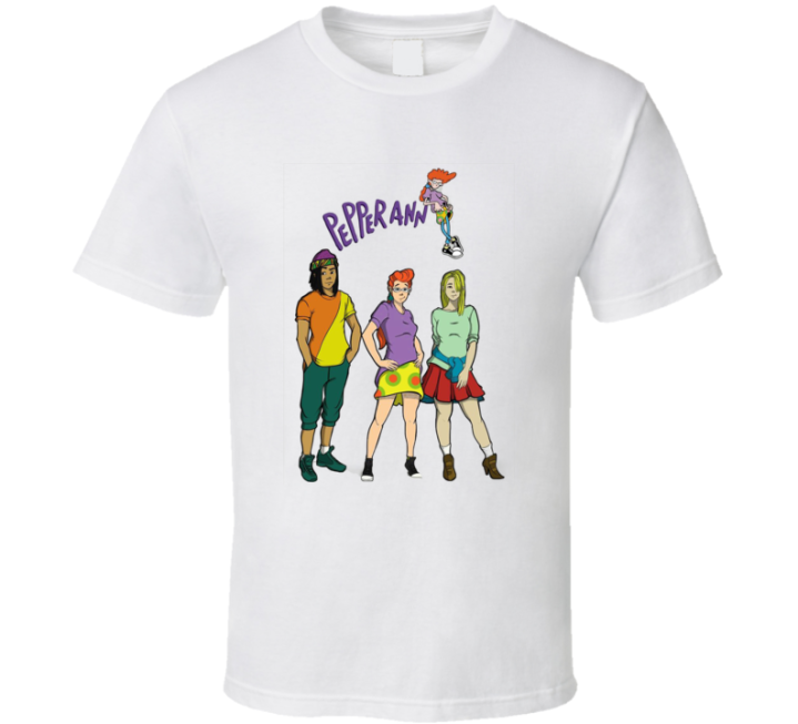 Pepper Ann Adult Grown Up 2000s Cartoon T Shirt