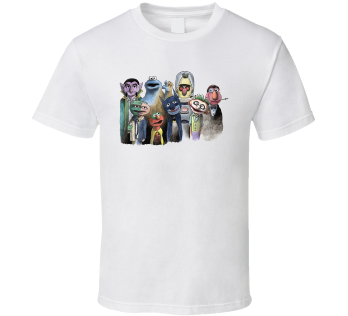 Sesame Street Dc Movies Comics Crossover Parody Meme T Shirt