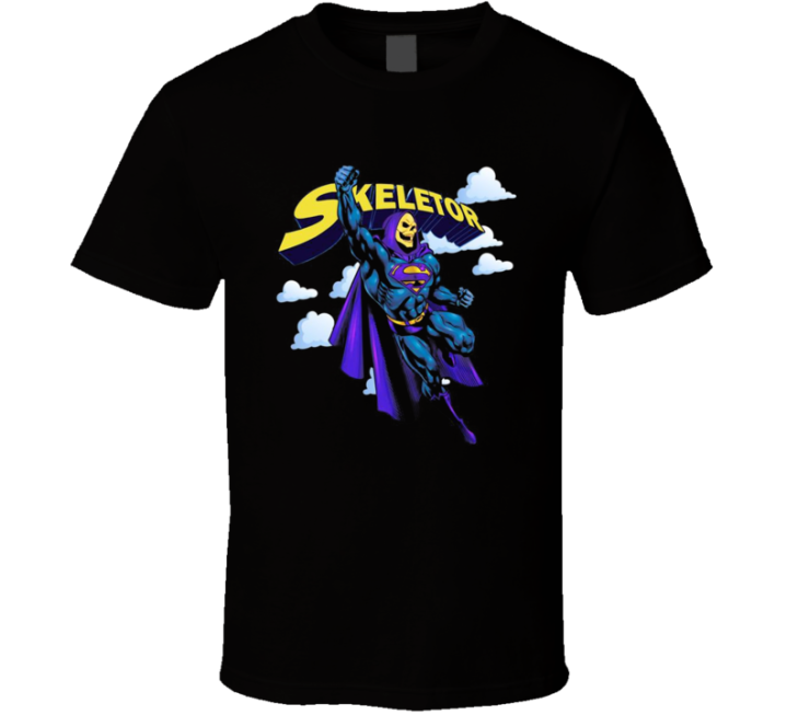 Super Skeletor Superman He Man Parody Meme Crossover T Shirt