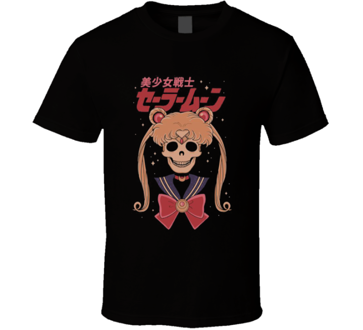 Sailor Moon Skeleton Skull Anime Meme T Shirt