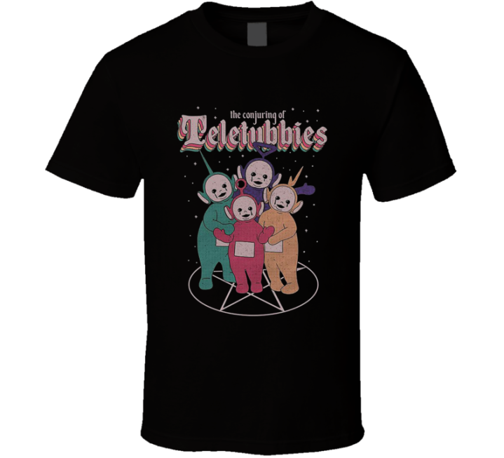 The Conjuring Of Teletubbies Parody Meme T Shirt