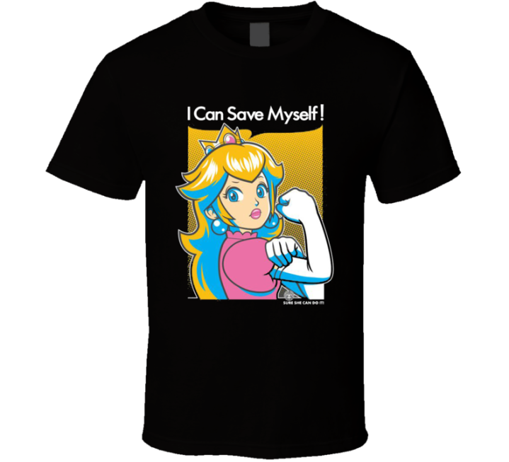 I Can Save Myself Princess Peach Super Mario Movie T Shirt