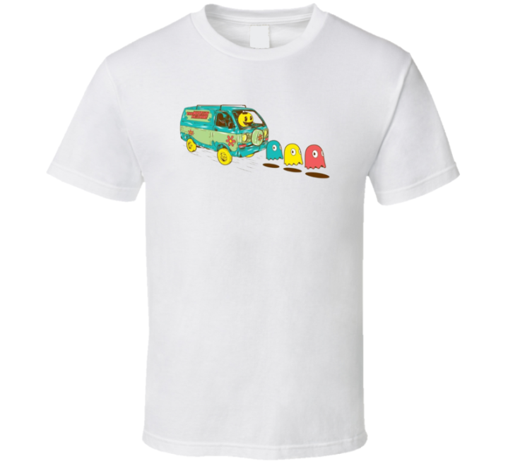 Pacman Mystery Van Scooby Doo Meme Parody T Shirt