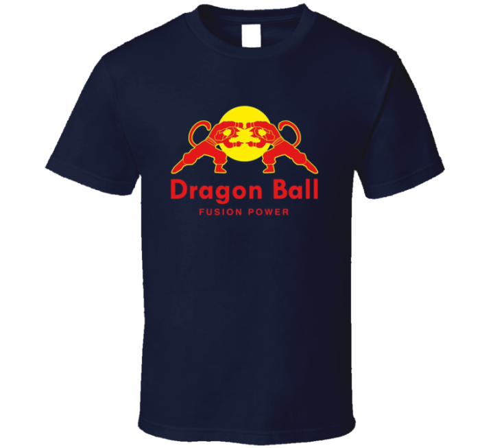 Dragon Ball Fusion Power Redbull Parody Goku Meme T Shirt