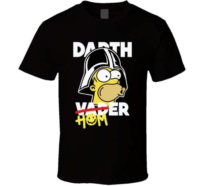 Darth Homer Vader Simpsons Meme Parody T Shirt