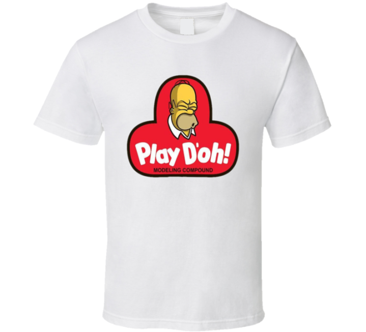 Play Doh Homer Simpsons Playdough Parody Meme T Shirt