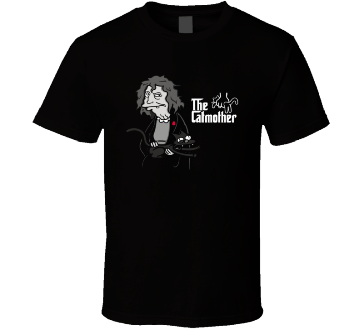 The Catmother Simpsons Crazy Cat Lady Parody T Shirt