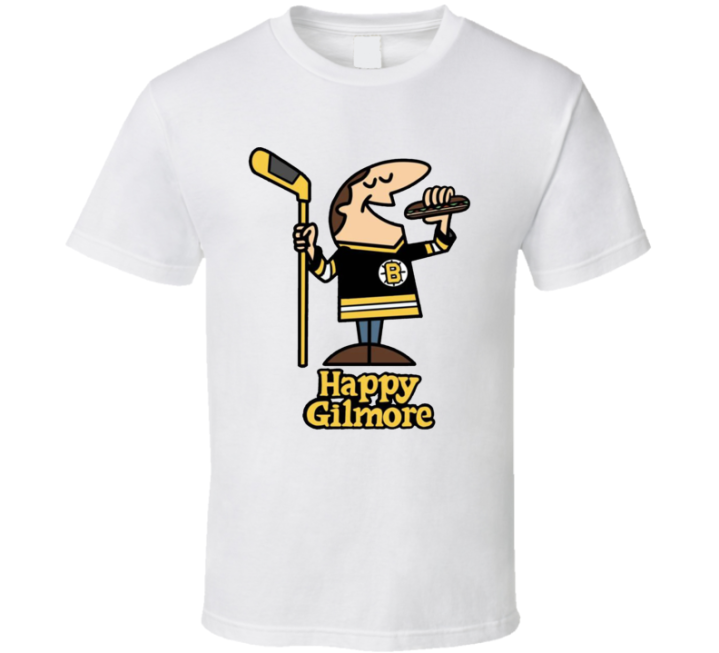 Happy Gilmore Little Caesars Boston Bruins Hockey T Shirt