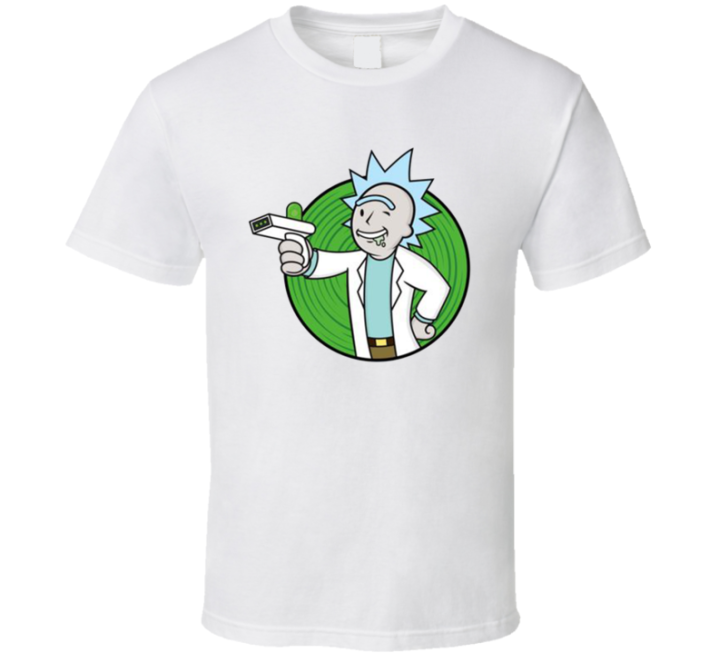 Vault Rick Morty Fallout Boy Parody Meme T Shirt