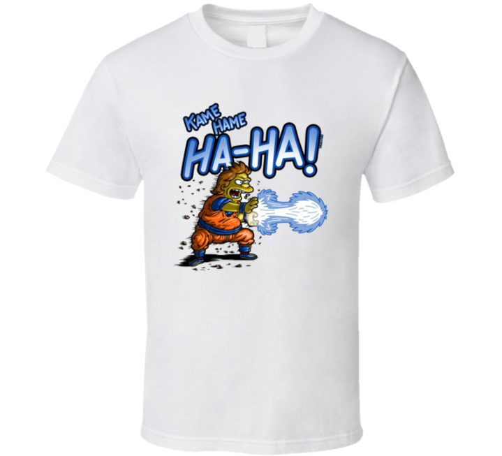 Kame Hame Ha Ha Muntz Simpsons Dragon Ball Parody T Shirt