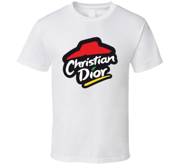 Christian Pizza Dior Hut Parody Meme T Shirt