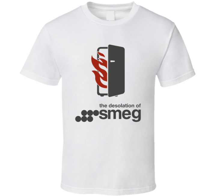 The Desolation Of Smaug Smeg Parody T Shirt