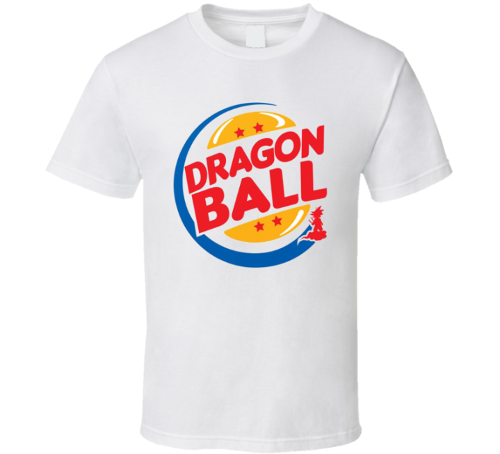 Dragon Ball Burger King Meme Parody T Shirt