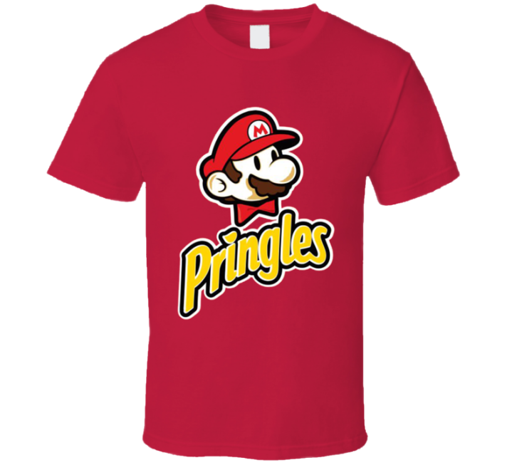 Mario Pringles Parody Meme T Shirt