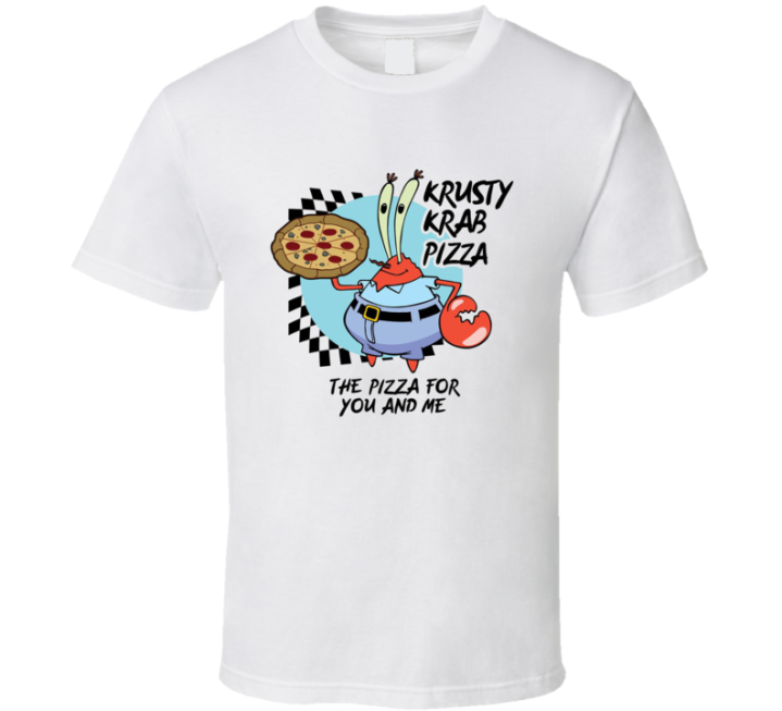 Krusty Krab Pizza Spongebob Meme Parody T Shirt