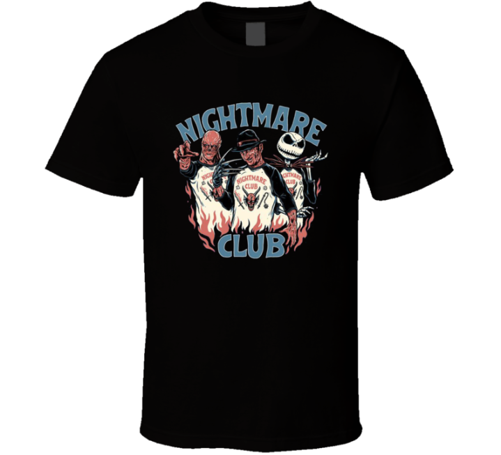 Nightmare Club Halloween Hellfire Parody T Shirt