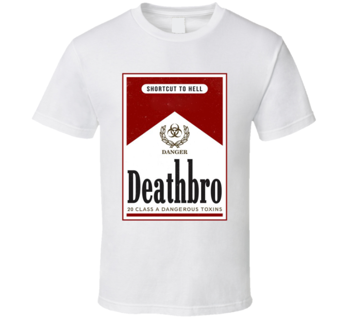 Deathbro Death Bro Marlboro Shortcut To Hell Smoking T Shirt