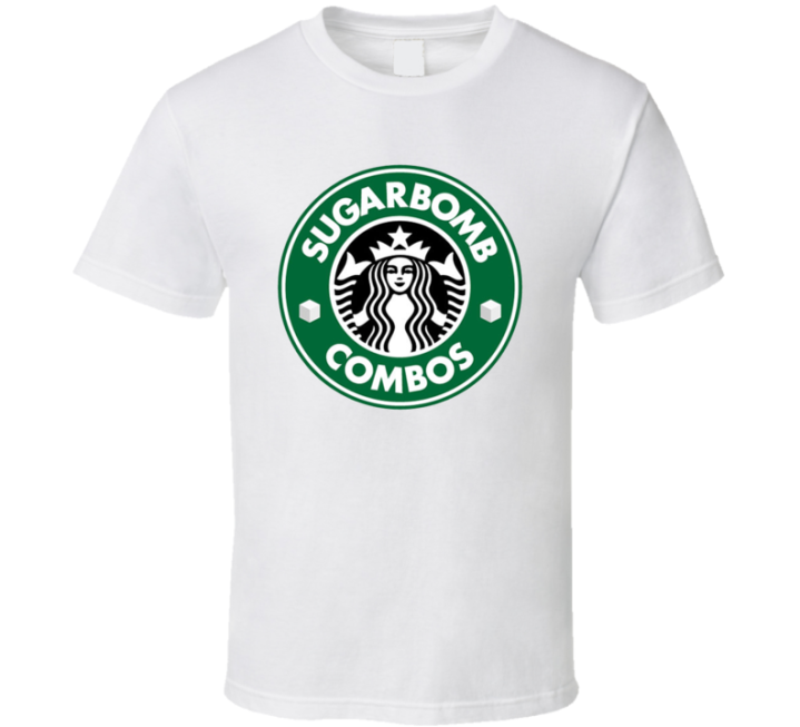 Sugar Bomb Combos Star Bucks Parody T Shirt