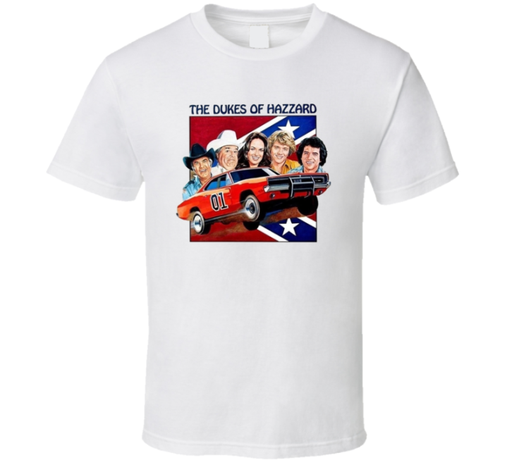 The Dukes Of Hazzard Retro Vintage Print T Shirt