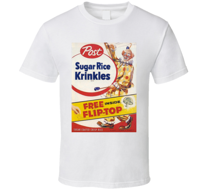 Sugar Rice Krinkles Cereal Vintage Retro T Shirt