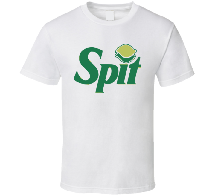 Sprite Spit Parody Logo T Shirt