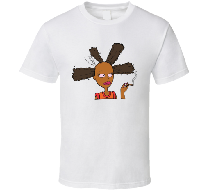 Black Cynthia Smoking Rugrats Meme T Shirt