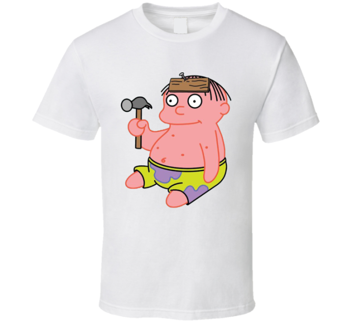 Ralph Wiggum Patrick Star Simpsons Spongebob Parody T Shirt