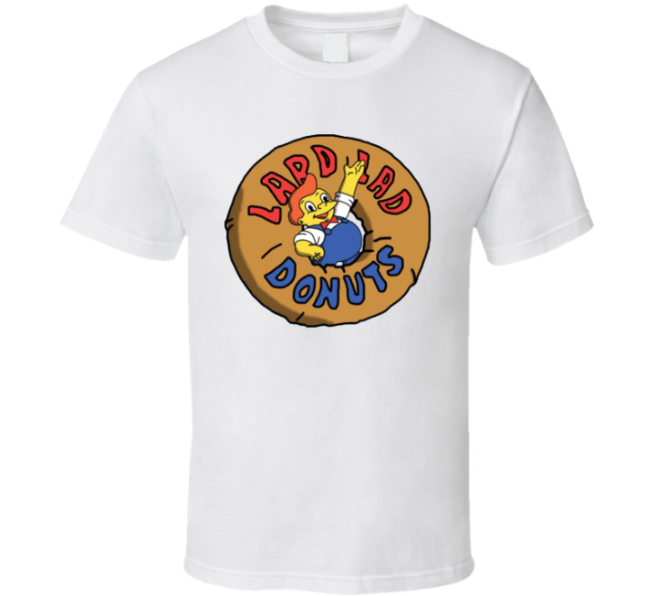 Lard Lad Donuts Simpsons Parody T Shirt