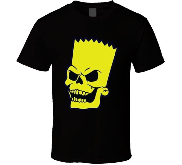 Bart Simpson Skeletor He-man Skull Meme T Shirt