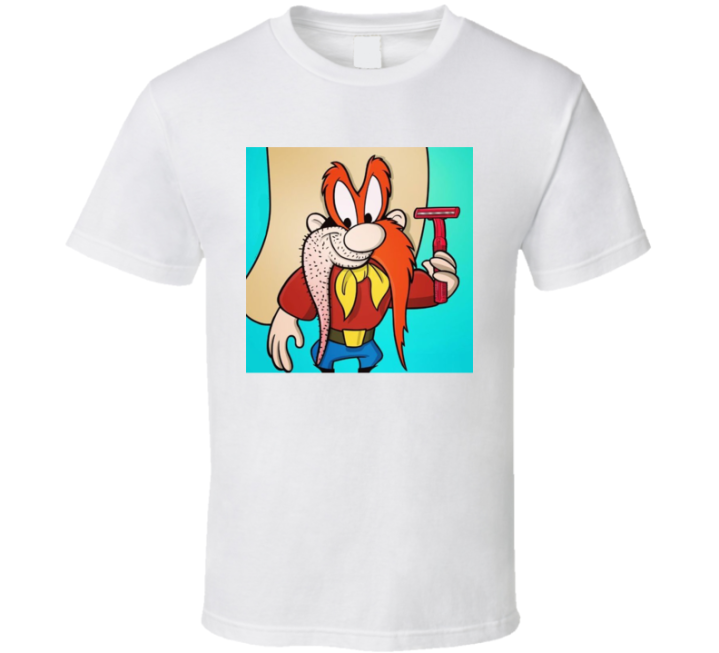 Yosemite Sam Mustache Shave Looney Tunes Cursed Meme T Shirt