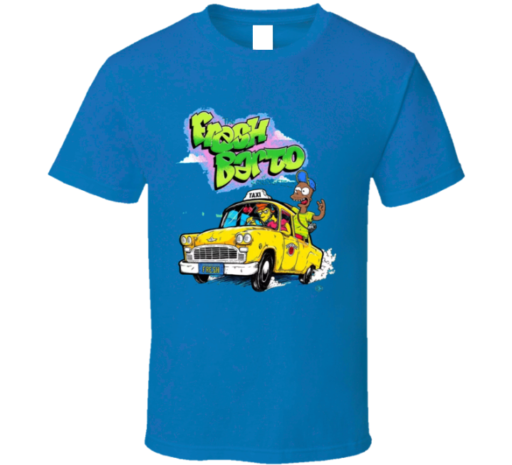 Fresh Prince Springfield Bellaire Simpsons Parody T Shirt