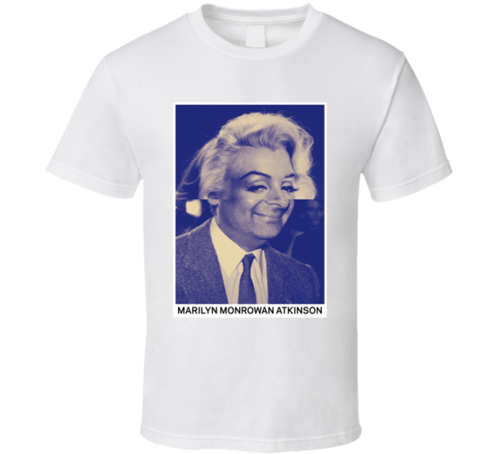 Marilyn Monrowan Rowan Atkinson Monroe Cursed Meme T Shirt