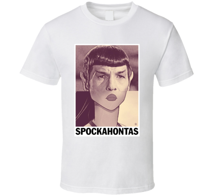 Spockahontas Spock Pochahontas Star Trek Cursed Meme T Shirt