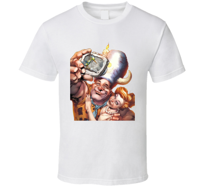 The Flinstones Couples Selfie T Shirt