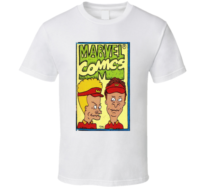 Beavis Butthead Marvel Comics Parody T Shirt