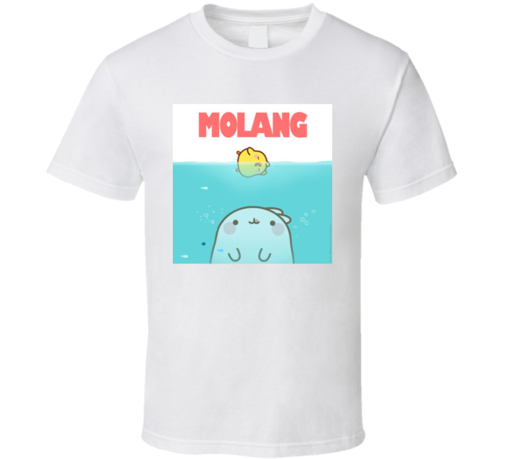 Molang Jaws Movie Parody T Shirt