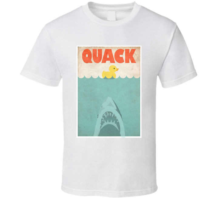 Quack Jaws Ducky Parody T Shirt