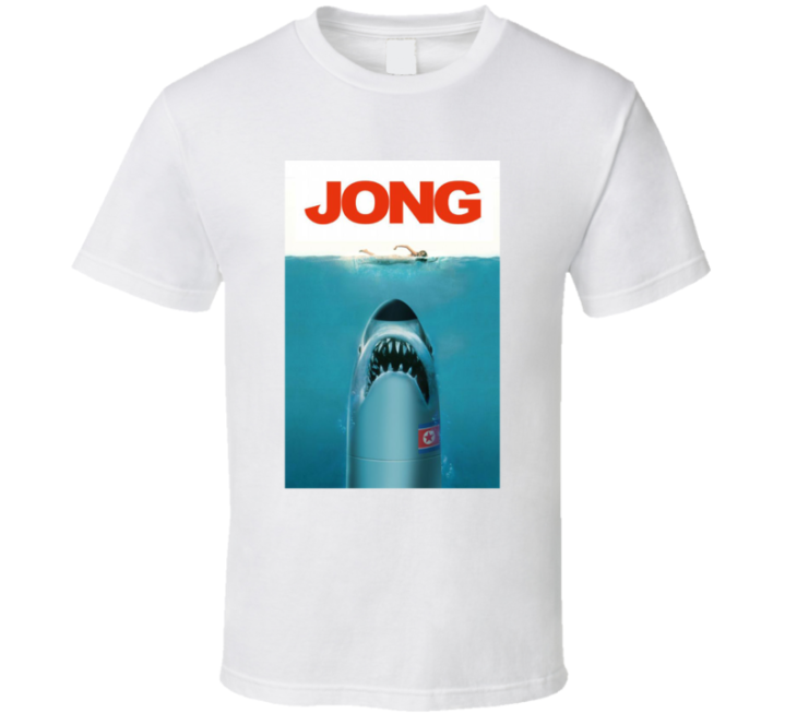 Jong Jaws North Korea Nuclear Parody T Shirt