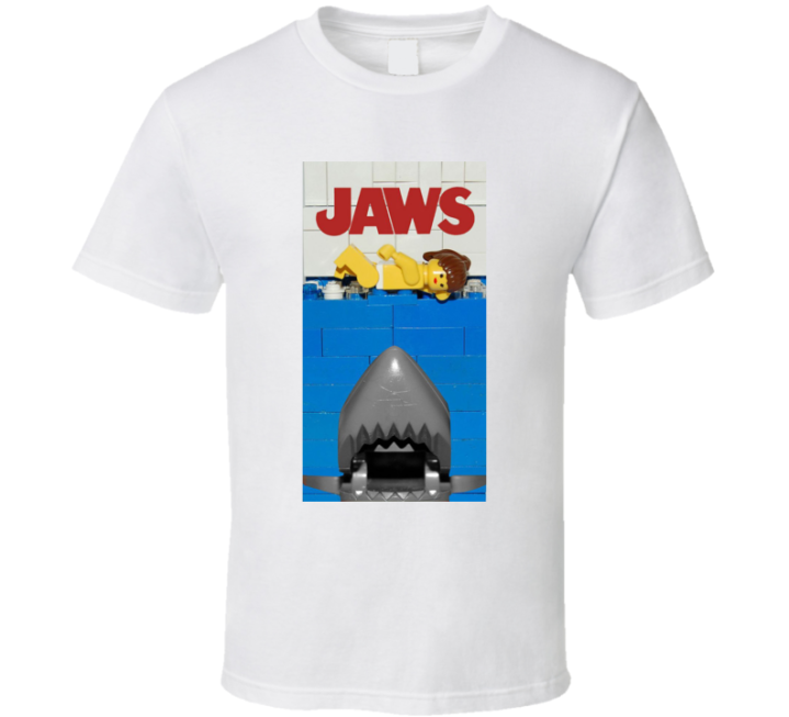 Jaws Lego Movie Parody T Shirt