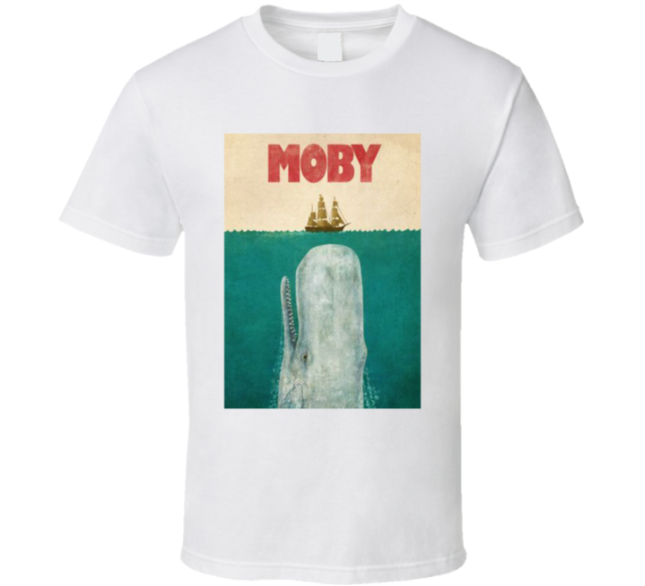 Jaws Moby Dick Funny Parody T Shirt