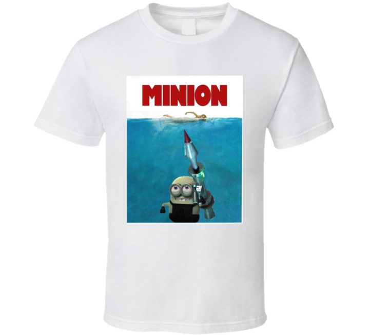 Minion Jaws Movie Parody T Shirt