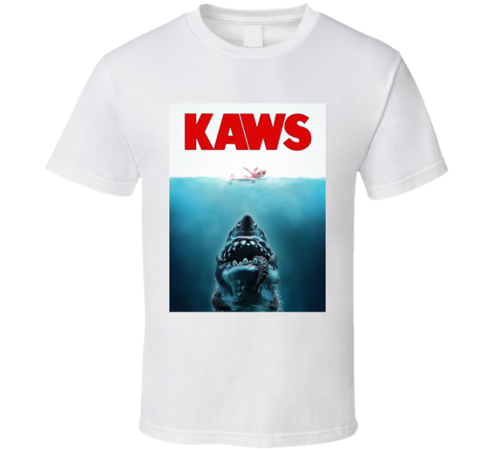 Jaws Kaws Parody T Shirt