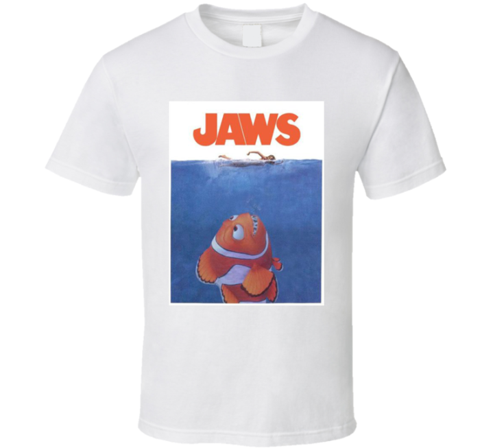 Nemo Jaws Movie Parody T Shirt